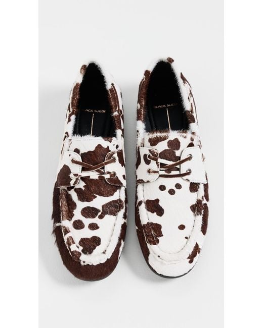 Black Suede Studio Black Davy Flats