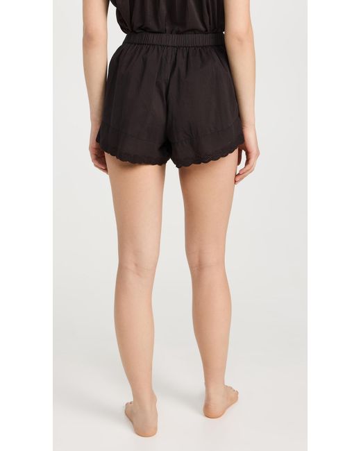 The Great Black The Eyelet Tap Shorts