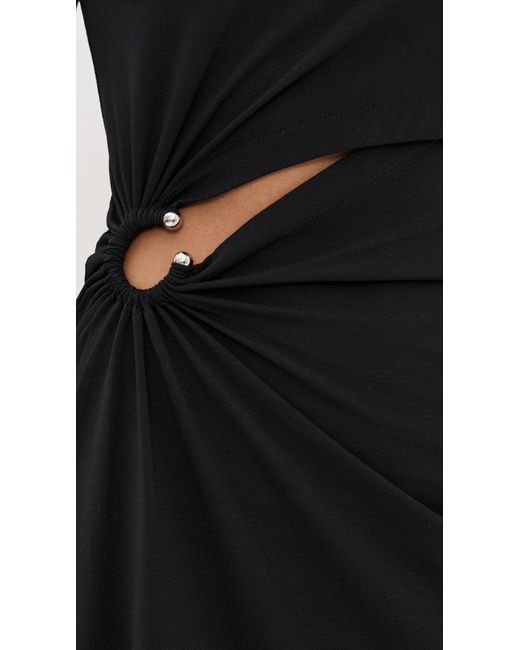 Rabanne Black Long Piercing Dress