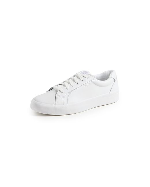 Keds White Pursuit Leather Sneakers 6