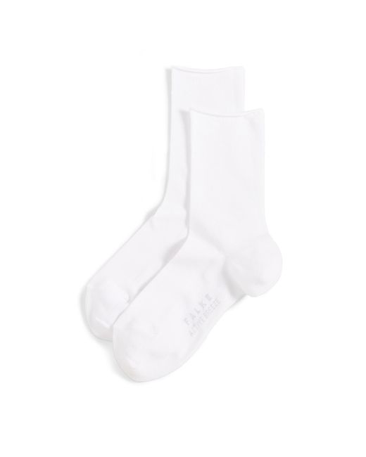 Falke White Active Breeze Roll Top Socks
