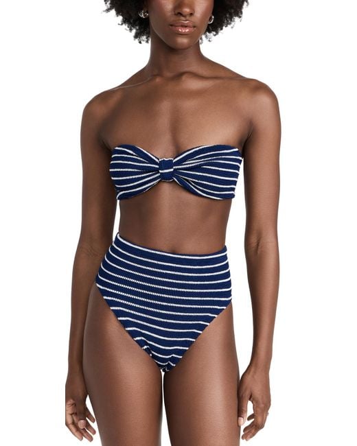 Hunza G Blue Ruby Bikini Set