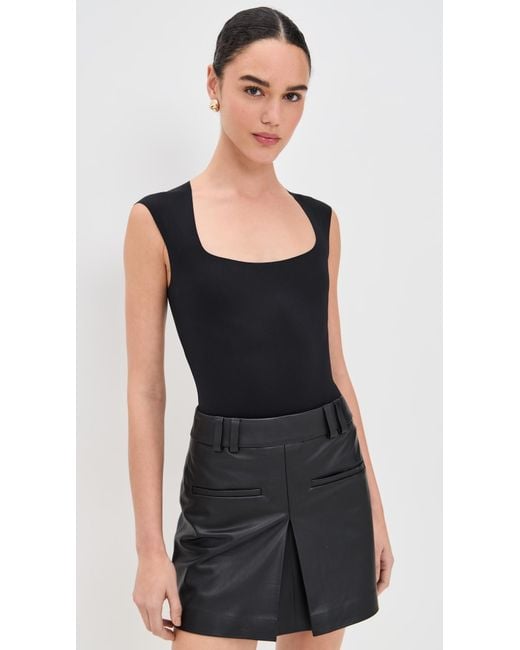 Commando Black Neoprene Bodysuit