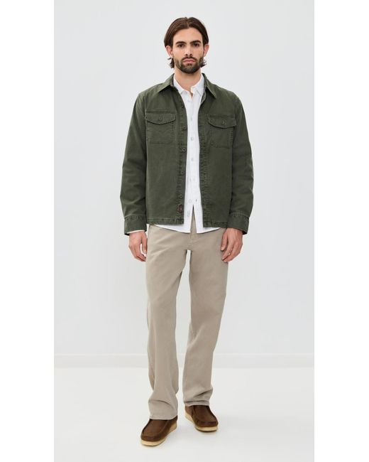 Faherty Brand Green Lakeside Cpo Jacket for men