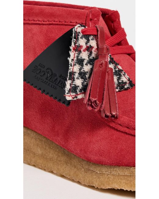 Clarks Red Wallabee Boots