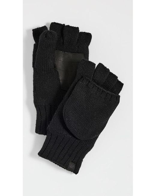 UGG Knit Flip Mittens in Black for Men | Lyst