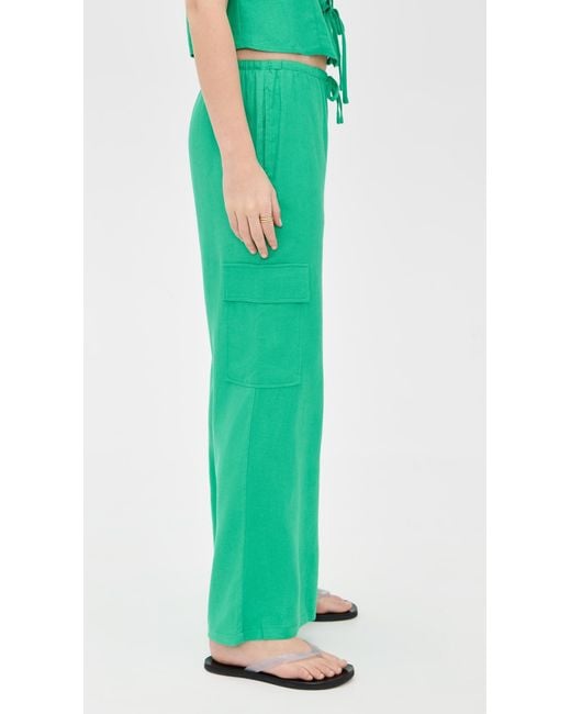 Beach Riot Green Amara Pants