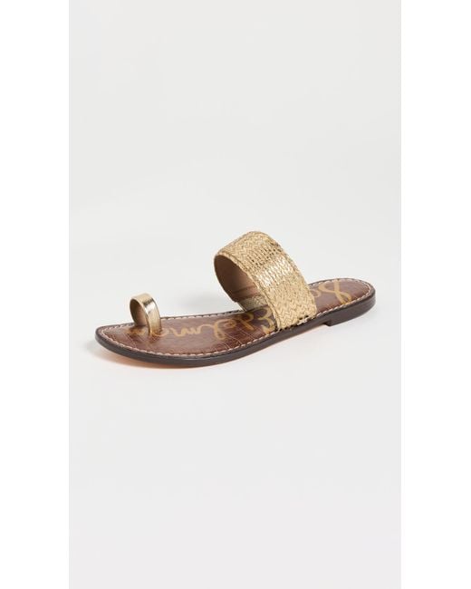 Sam Edelman White Gemini Flat Sandal