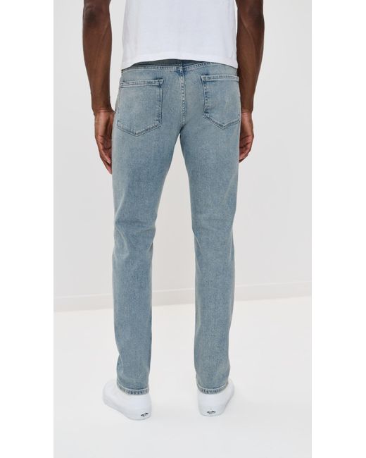 PAIGE Blue Federal Heritage Slim Straight Jeans for men