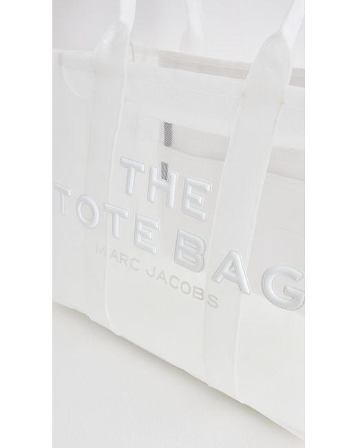 Marc Jacobs White The Mesh Large Tote Bag