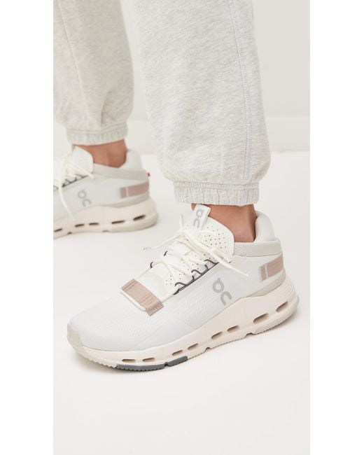 On Shoes White Cloudnova 2 Sneakers
