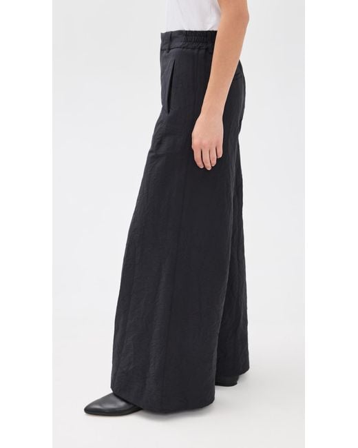 Sea Black Willow Wrinkled Suiting Pants