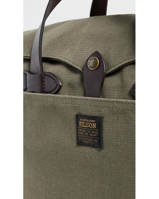 Filson Black Rugged Twill Original Briefcase for men