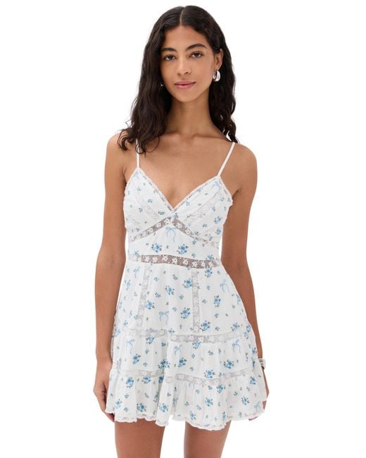 LoveShackFancy White Solbina Dress