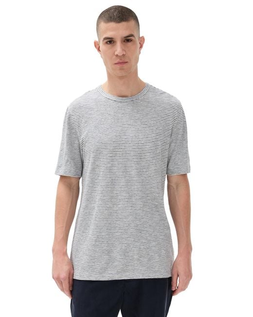 Faherty Brand Gray Sunwashed Tee for men