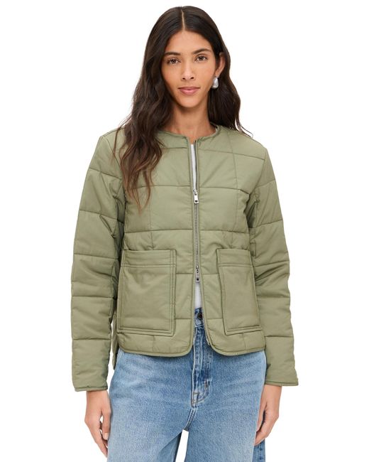 ALIGNE Green Tamsin Quilted Jacket
