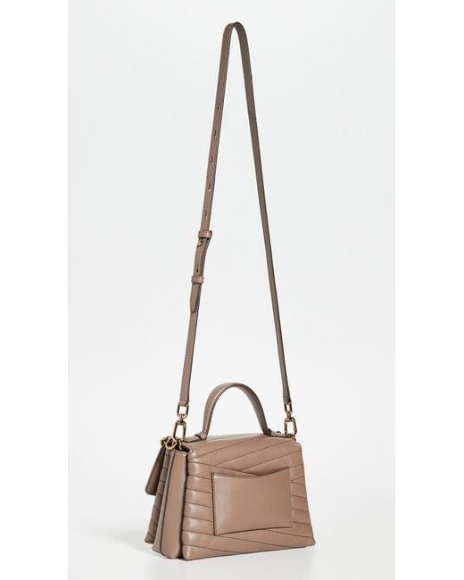 Tory Burch Kira Chevron Small Top-handle Satchel | Lyst