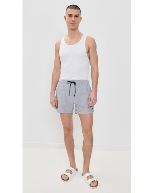 Boss Blue Velvetfish Swim Trunks 4.75 for men
