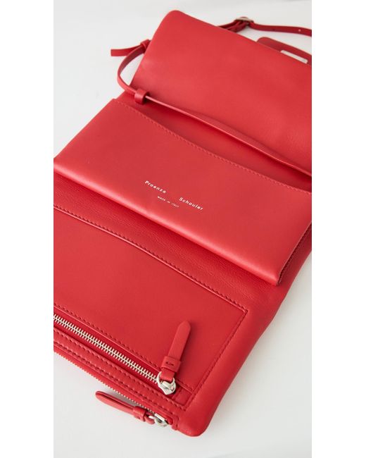 Proenza Schouler Red Flip Shoulder Bag