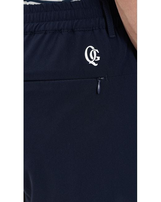 Quiet Golf Blue Monogram Tech Pants for men