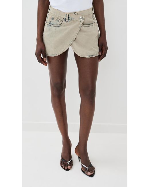 Coperni Natural Denim Mini Skirt
