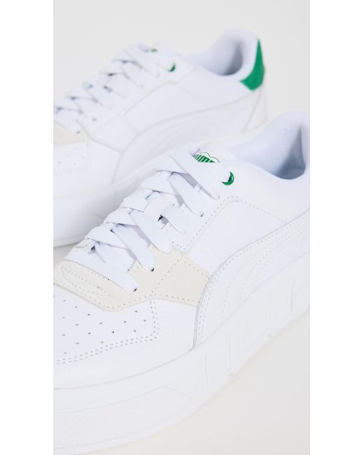 PUMA Cali Court Match Sneakers in White | Lyst
