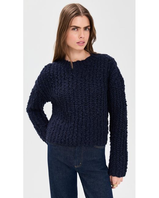 Le Bos Blue Marina Pullover Sweater