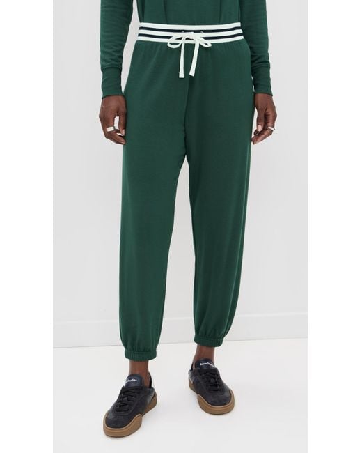 Splits59 Green Andie Oversized Fleece Sweatpants