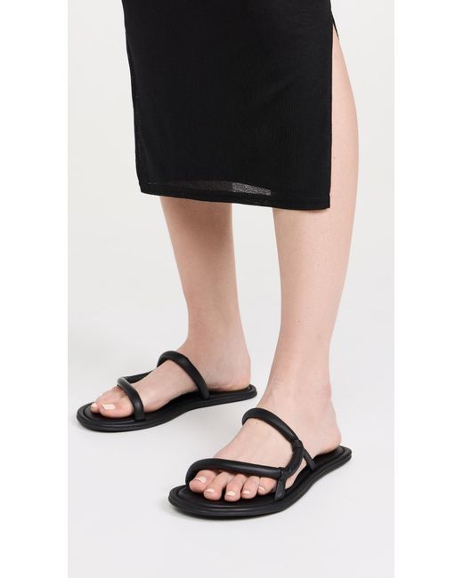 St. Agni Black Soft Loop Slides