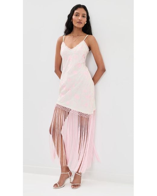 LoveShackFancy Pink Evalette Dress