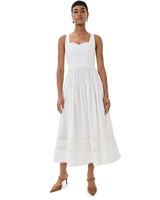 Ulla Johnson White Isadora Dress