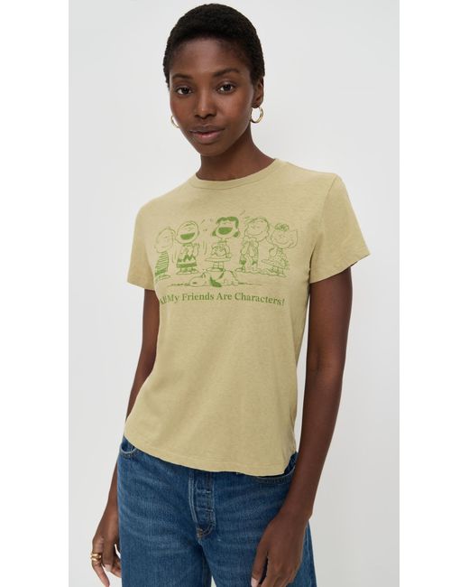 RE/DONE Peanuts Characters Classic Tee | Lyst