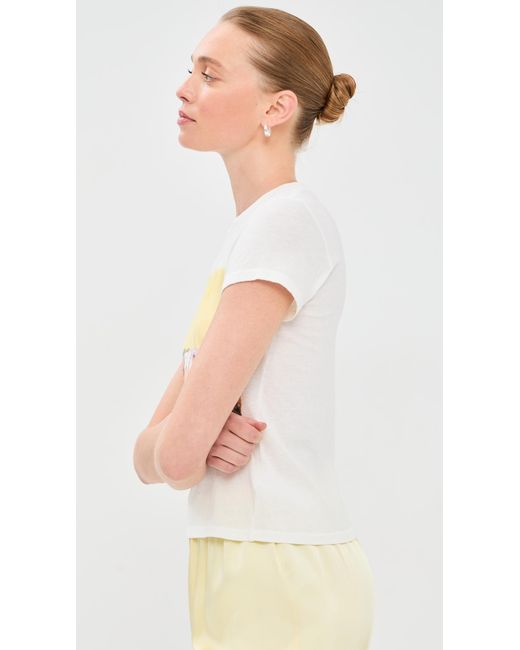 Jonathan Simkhai Natural Graphic Tee