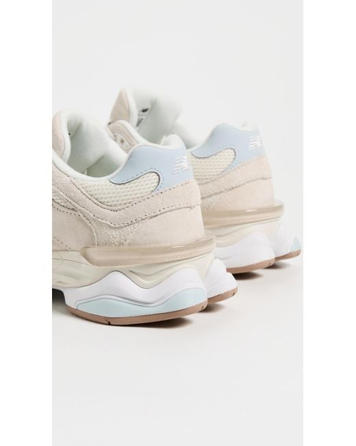 New Balance White 9060 Sneakers