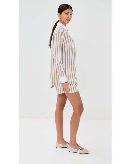Le Bos White Cecillia Button Down
