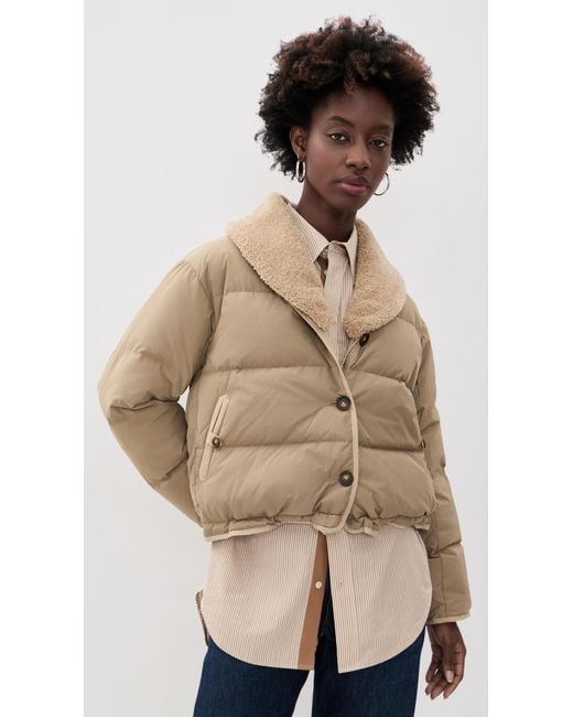 Rag & Bone Natural Angie Puffer Jacket