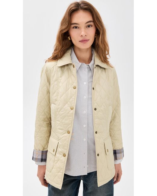 Barbour Natural Beadnell Quilt Barn Jacket