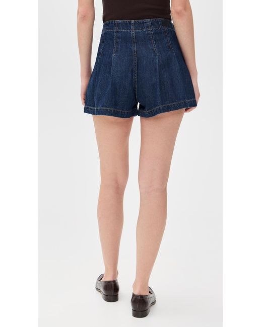 PAIGE Blue Chleo Shorts