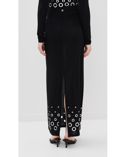 Rabanne Black Long Skirt