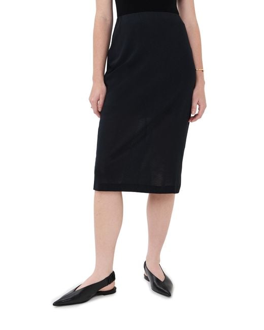 BITE STUDIOS Black Moon Sheer Cotton Crepe Skirt