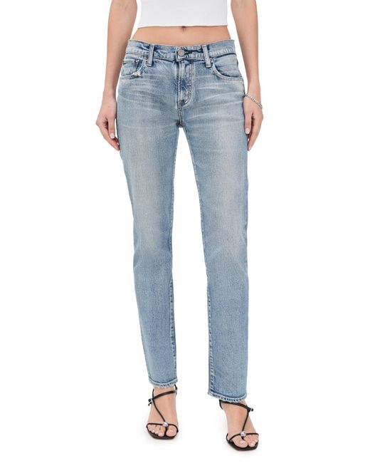 Moussy Blue Selbyville Slim Straight Jeans