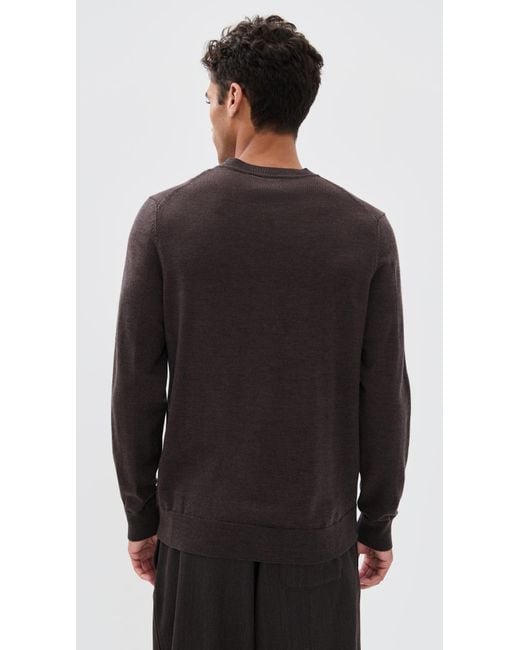 NN07 Black Ted Soft Wool Sweater for men
