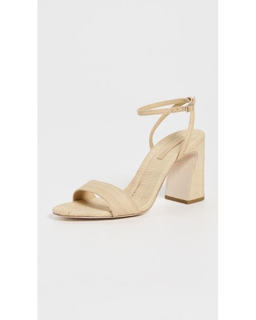 Loeffler Randall White Malia Simple Heeled Sandals