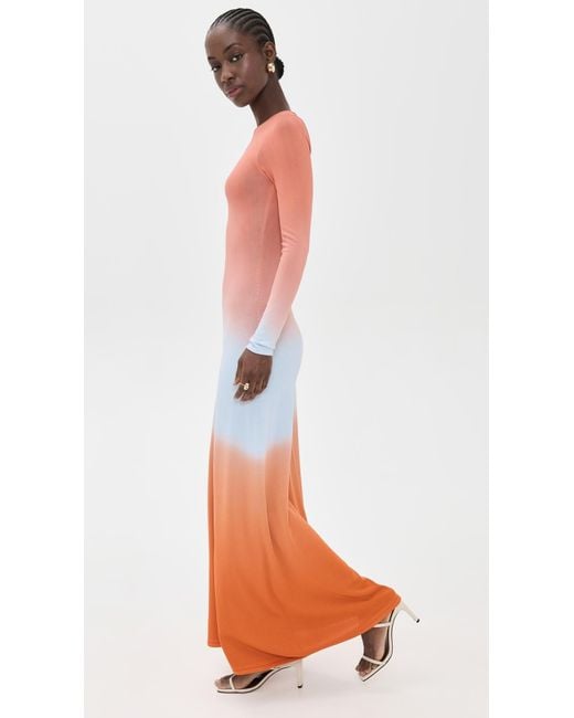 Solid & Striped Orange The Dora Dress