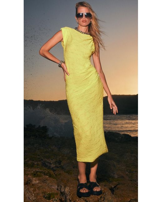 Isabel Marant Yellow Franzy Dress