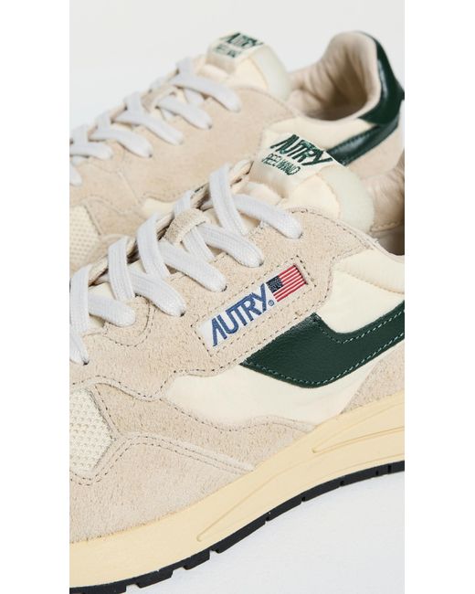 Autry White Reelwind Low Sneakers for men