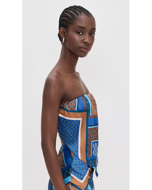 MISA Los Angles Blue Mae Top