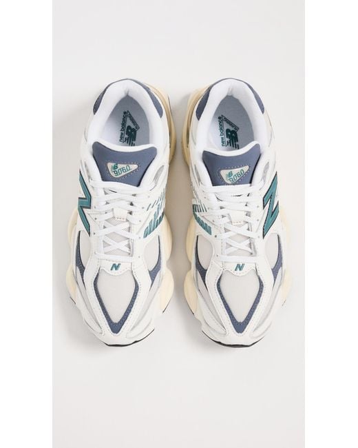 New Balance White 9060 Sneakers M 6/ W 8
