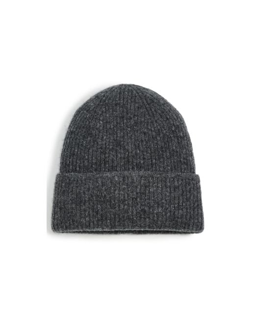 Theory Black Astor Wool Beanie for men