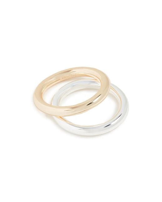 Shashi White Remix Ring Set